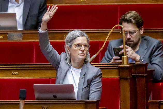 Paris, France le 9 Octobre, 2026 - Examen en seance a l assemblee nationale de la proposition de loi apportant une reponse integrale au phenomene des violences sexuelles et sexistes contre les femmes et les enfants - Sandrine Rousseau POLITIQUE, ASSEMBLEE NATIONALE, EXAMEN DE LOI, LEGISLATIF, LOI INTEGRALE, VIOLENCES SEXUELLES Copyright: xVincentxIsorex