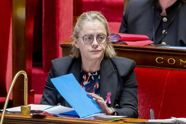 Paris, France le 9 Octobre, 2026 - Examen en seance a l assemblee nationale de la proposition de loi apportant une reponse integrale au phenomene des violences sexuelles et sexistes contre les femmes et les enfants - Celine Thiebault-Martinez POLITIQUE, ASSEMBLEE NATIONALE, EXAMEN DE LOI, LEGISLATIF, LOI INTEGRALE, VIOLENCES SEXUELLES Copyright: xVincentxIsorex