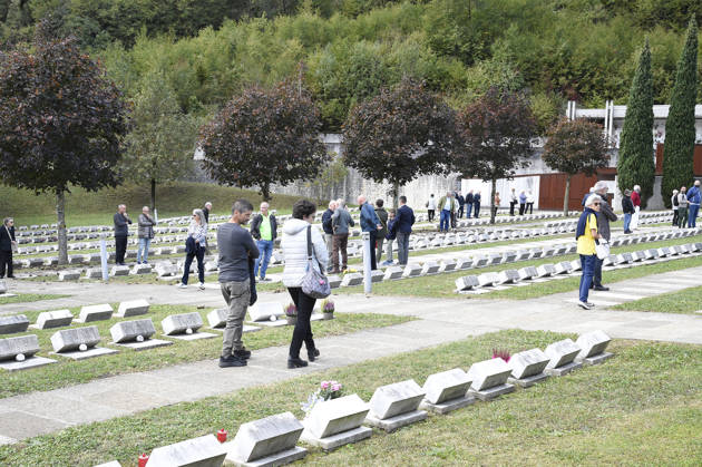 IPA89467078 - Longarone, October 9, 2026. The 63rd anniversary of the Vajont disaster at the Fortogna Cemetery Copyright: xGianxPaoloxPeronax xx IPA89467078