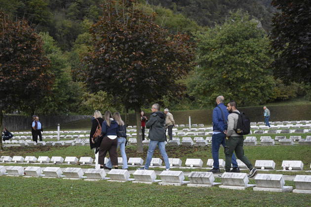 IPA89467077 - Longarone, October 9, 2026. The 63rd anniversary of the Vajont disaster at the Fortogna Cemetery Copyright: xGianxPaoloxPeronax xx IPA89467077