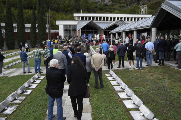 IPA89467085 - Longarone, October 9, 2026. The 63rd anniversary of the Vajont disaster at the Fortogna Cemetery Copyright: xGianxPaoloxPeronax xx IPA89467085
