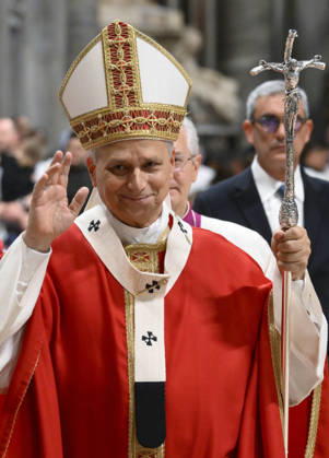 ITALY - POPE - VATICAN-2026 10 8 Italy, Rome, Vatican, 2026 10 8 Pope Leo XIV officiates the holy mass for the inauguration of the academic year of the pontifical universities at the St. Peter s Basilica in the Vatican. EDITORIAL USE ONLY - NO BOOKS Copyright: xVATICANxMEDIA xCatholicxPressxPhx