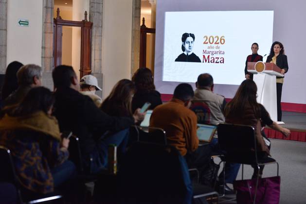October 9, 2026: TO-45414-MEXICO , September 10, 2026. Luisa Mar& xed;a Alcalde, Legal Counsel to the Mexican Federal Executive, spoke about digital laws and national policy during the "People& 039;s Conference" at the National Palace in Mexico City. Clasos.com.mx.  - ZUMAcs4_ 20261009_faa_cs4_027 Copyright: xJavierxLiraxOterox