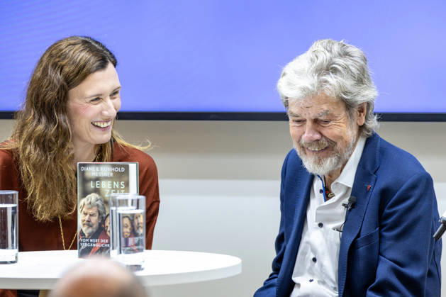 Reinhold Messner at the Frankfurt Book Fair, October 9, 2026. Legendary mountaineer Reinhold Messner and his wife, Diane Messner, will present their joint book, *Lebenszeit: On the Value of Transience*, at the 2026 F