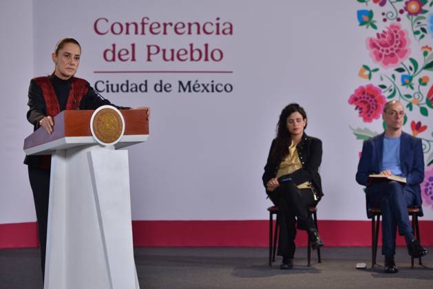 October 9, 2026: TO-45414-MEXICO , September 10, 2026. Mexican President Claudia Sheinbaum spoke about heavy rains in various states and national politics during the "People& 039;s Conference" at the National Palace in Mexico City. Clasos.com.mx - ZUMAcs4_ 20261009_faa_cs4_058 Copyright: xJavierxLiraxOterox