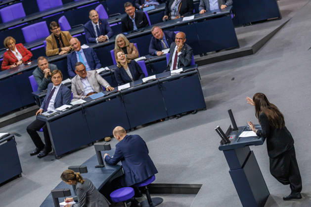 Bundestag Heidi Reichinnek The Left in the German Bundestag on October 9, 2026, in Berlin, Berlin, Germany, Bundestag