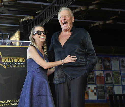 Graham Russell of the rock duo Air Supply is joined by his wife Lori Russell during an unveiling ceremony honoring the duo with the 2,859th star on the Hollywood Walk of Fame in Los Angeles on Thursday October 8, 2026. LAP2026100821 JIMxRUYMEN