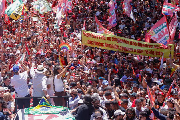 BRASiLIA, DF - 09.10.2026: ATO DE LULA EM BRASiLIA - President Lula resumes campaign events after the first round of elections, in Ceilândia (DF). x3027366x JoaoxPedroxCarvalho