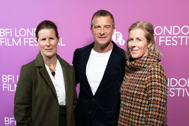October 9, 2026, London, United Kingdom: (L-R), Guest with Bear Grylls (centre) and Shara Grylls attend the In The Shadows Screening during the 70th BFI London Film Festival at Vue West End.Cast and guests attend In The Shadows Screening during the 70th BFI London Film Festival at Vue West End , London London United Kingdom - ZUMAs197 20261009_aaa_s197_099 Copyright: xPhilxLewisx