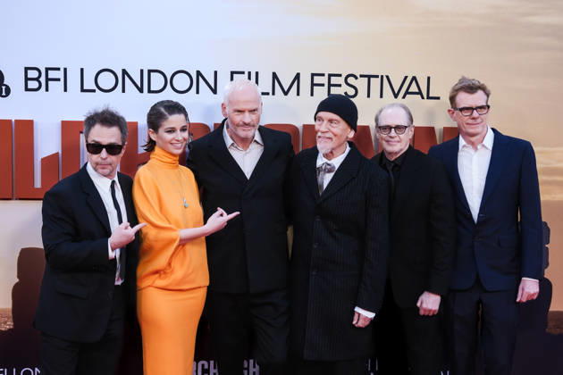 Premiere Of Wild Horse Nine on Friday 9 October 2026 Sam Rockwell, Mariana Di Girolamo, Martin Mcdonagh, John Malkovich, Steve Buscemi, Graham Broadbent attends the red carpet for Premiere Of Wild Horse Nine screening during the London Film Festival 2026 on Friday 9 October 2026 at Royal Festival Hall, London. ., Credit:Julie Edwards Avalon Copyright: xJuliexEdwardsx xAvalonx 1141826721