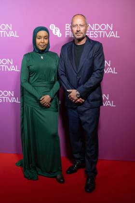 October 9, 2026, London, United Kingdom: Hodan Yusuf and Anthony Wonke attend In The Shadows Screening during the 70th BFI London Film Festival at Vue West End.Cast and guests attend In The Shadows Screening during the 70th BFI London Film Festival at Vue West End , London London United Kingdom - ZUMAs197 20261009_aaa_s197_122 Copyright: xPhilxLewisx