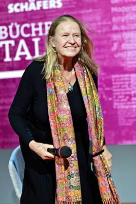 Frankfurt Book Fair 2026: Children s book author Cornelia Funke on October 9, 2026, at the Frankfurt Book Fair 20261009MWI154837