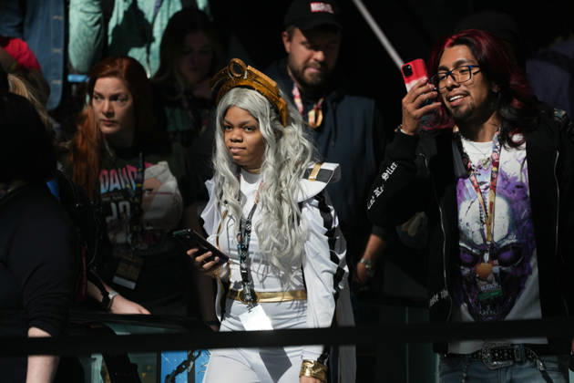October 9, 2026, New York, New York, USA: Scenes of people in cosplay at the 2026 New York Comic Con at the Javits Center on October 9, 2026 in New York. New York USA - ZUMAb148 20261009_zap_b148_079 Copyright: xBryanxSmithx