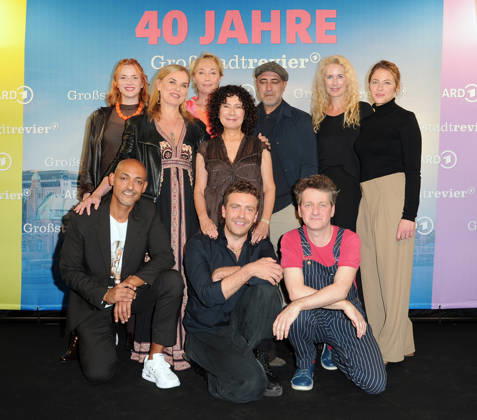 Sofie Junker, Patrick Abozen, Andrea Lüdke, Saskia Fischer, Maria Ketikidou, Enrique Fiß, Özgür Karadeniz, Sven Fricke, Dorothea Schenck, and Sinha Melina Gierke at the photo call celebrating 40 years of Großstadtrevier at the Astor Filmlounge in HafenCity, Hamburg, October 7, 2026 Please include the caption: IMAGO Michael Wigglesworth