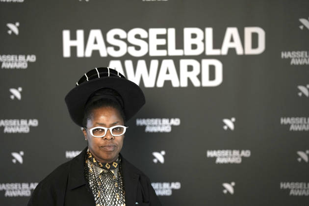 Zanele Muholi of South Africa receives the Hasselblad Prize, an international photography award, at a ceremony at World of Volvo in Gothenburg, Sweden, on October 9, 2026. GOTHENBURG, SWEDEN x9200x Copyright: xBjörnxLarssonxRosvall TTx HASSELBLAD AWARD 2026 cuOF2m8VC5g