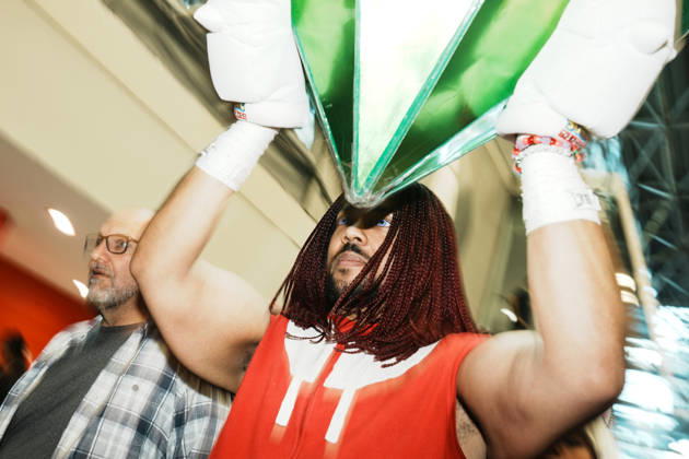 October 9, 2026, New York, New York, USA: Scenes of people in cosplay at the 2026 New York Comic Con at the Javits Center on October 9, 2026 in New York. New York USA - ZUMAb148 20261009_zap_b148_040 Copyright: xBryanxSmithx