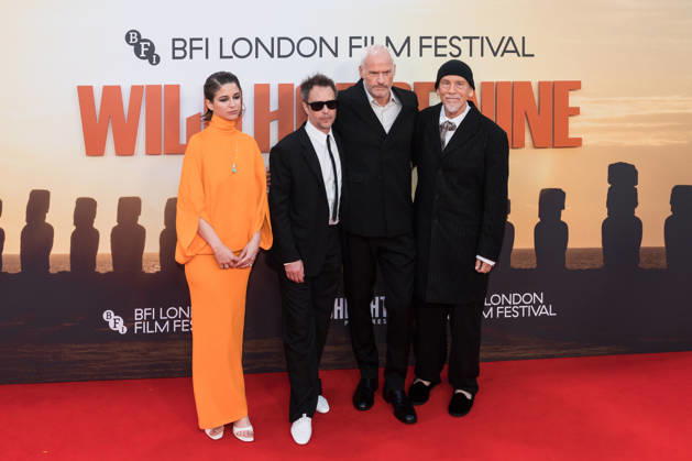 Wild Horse Nine Premiere at BFI London Film Festival LONDON, UNITED KINGDOM - OCTOBER 09: Mariana Di Girolamo, Sam Rockwell, Martin McDonagh and John Malkovich attend the premiere of Wild Horse Nine during the 70th BFI London Film Festival at the Royal Festival Hall in London, United Kingdom on October 09, 2026. Wiktor Szymanowicz Anadolu London United Kingdom. Editorial use only. Please get in touch for any other usage.  Copyright: x2026xAnadoluxWiktorxSzymanowiczx