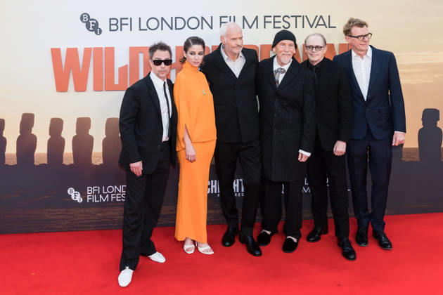 Wild Horse Nine Premiere at BFI London Film Festival LONDON, UNITED KINGDOM - OCTOBER 09: (L-R) Sam Rockwell, Mariana Di Girolamo, Martin McDonagh, John Malkovich, Steve Buscemi and Graham Broadbent attend the premiere of Wild Horse Nine during the 70th BFI London Film Festival at the Royal Festival Hall in London, United Kingdom on October 09, 2026. Wiktor Szymanowicz Anadolu London United Kingdom. Editorial use only. Please get in touch for any other usage. Copyright: x2026xAnadoluxWiktorxSzymanowiczx