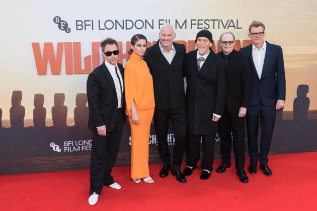 Wild Horse Nine Premiere at BFI London Film Festival LONDON, UNITED KINGDOM - OCTOBER 09: (L-R) Sam Rockwell, Mariana Di Girolamo, Martin McDonagh, John Malkovich, Steve Buscemi and Graham Broadbent attend the premiere of Wild Horse Nine during the 70th BFI London Film Festival at the Royal Festival Hall in London, United Kingdom on October 09, 2026. Wiktor Szymanowicz Anadolu London United Kingdom. Editorial use only. Please get in touch for any other usage. Copyright: x2026xAnadoluxWiktorxSzymanowiczx