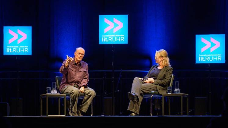 Essen: Jura s Last Winter with actors Edgar Selge and Claudia Dichter at Lit Ruhr ** FOR EDITORIAL USE ONLY ** EDITORIAL USE ONLY ** p Edgar Selge and Claudia Dichter on Friday, October 9, 2026, at Zeche Zollverein in Essen-Katernberg, Germany, North Rhine-Westphalia (NRW), Essen. Copyright UwexErnst Copyright: UwexErnst doc87ykrqdjk7t19ftf3ntp ,EDITORIAL USE ONLY Copyright: UwexErnst