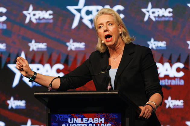CPAC NATIONAL CONFERENCE 2026, Nationals Senator Bridget McKenzie speaks during the 2026 Conservative Political Action Network (CPAC) national conference at the Royal International Convention Centre in Brisbane, Saturday, October 10, 2026. ( NO ARCHIVING BRISBANE QUEENSLAND Australia  Copyright: xRUSSELLxFREEMANx 20261010142987158505