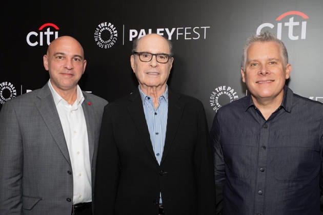 October 9, 2026, Bronx, New York, USA: Marcos Siega, Clyde Phillips, and Scott Reynolds attend screening of Paramount+ Dexter: Resurrection during PaleyFest NY at Paley Center for Media in New York, NY on October 9, 2026. Bronx USA - ZUMAr339 20261009_znp_r339_025 Copyright: xLevxRadinx