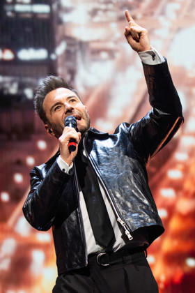 Shane Filan of Westlife performs at The O2, London as part of Westlife™s 25th Anniversary Tour on October 9, 2026. LONDON, ENGLAND - OCTOBER 9: Shane Filan of Westlife performs at The O2, London as part of Westlife™s 25th Anniversary Tour on October 9, 2026., Credit:Pupat Chenaksara Avalon UK, London  Copyright: xPupatxChenaksarax xAvalonx 1141877974