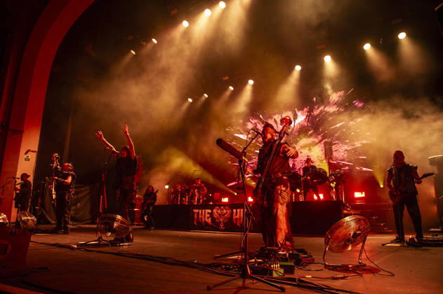 The Hu at O2 Academy Brixton 09 10 2026 Mongolian folk metal band The Hu perform live on stage at O2 Academy Brixton in London on 9th October 2026 as part of The Hu - Warrior Chant Tour., Credit:Zoran Veselinovic B4859 Avalon UK, London, O2 Academy Brixton Copyright: xZoranxVeselinovicx xB4859x xAvalonx 1141923526