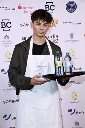 Benni BK at the Child Protection Angels Gala at Spindler Klatt in Berlin, October 9, 2026 Foto:xN.xKubelkax xFuturexImagex kinderschutzgala_6037