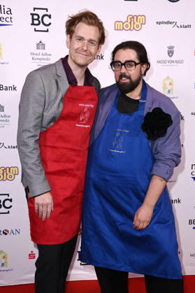 Johannes Heinrichs and Steven Preisner at the Child Protection Angels Gala at Spindler Klatt in Berlin, October 9, 2026 Foto:xN.xKubelkax xFuturexImagex kinderschutzgala_6071