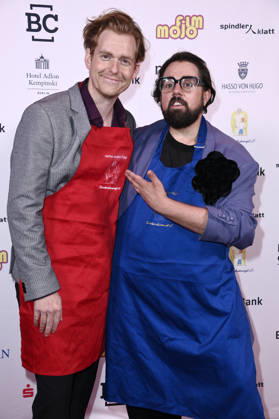 Johannes Heinrichs and Steven Preisner at the Child Protection Angels Gala at Spindler Klatt in Berlin, October 9, 2026 Foto:xN.xKubelkax xFuturexImagex kinderschutzgala_6072
