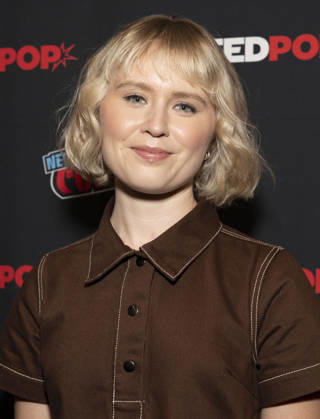 October 9, 2026, New York, New York, USA: ELIZA SCANLEN attends the press room for Anne RiceÃ¢â‚¬â ¢s Mayfair Witches on AMC Plus during New York Comic Con at Jacob Javits Convention Center in New York. 9 October 2026 New York USA - ZUMAa265 20261009_zep_a265_022 Copyright: xEricxAcquayex