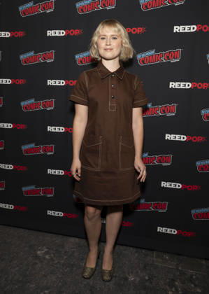 October 9, 2026, New York, New York, USA: ELIZA SCANLEN attends the press room for Anne RiceÃ¢â‚¬â ¢s Mayfair Witches on AMC Plus during New York Comic Con at Jacob Javits Convention Center in New York. 9 October 2026 New York USA - ZUMAa265 20261009_zep_a265_024 Copyright: xEricxAcquayex