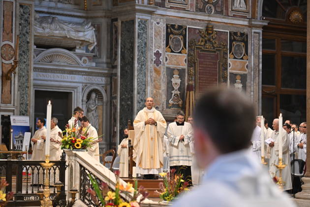 RECORD DATE NOT STATED diaconal_ordination_2026 Italy, Rome, Vatican, 2026 10 10 cardinal Baldo Reina celebrates a Mass forndiaconal ordination at st John Lateran . EDITORIAL USE ONLY - NO BOOKS Copyright: xAlessiaxGiuliani Catholicpressphotox