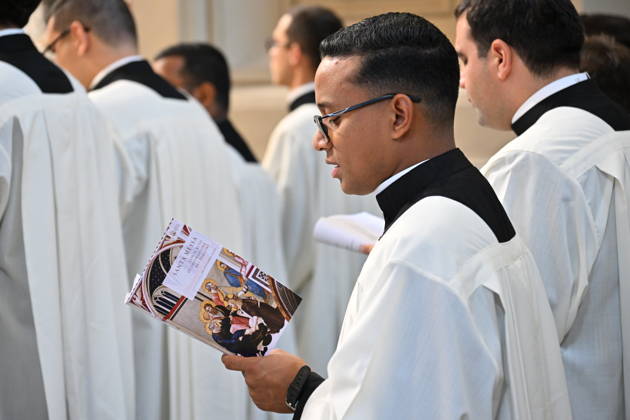 RECORD DATE NOT STATED diaconal_ordination_2026 Italy, Rome, Vatican, 2026 10 10 cardinal Baldo Reina celebrates a Mass forndiaconal ordination at st John Lateran . EDITORIAL USE ONLY - NO BOOKS Copyright: xAlessiaxGiuliani Catholicpressphotox