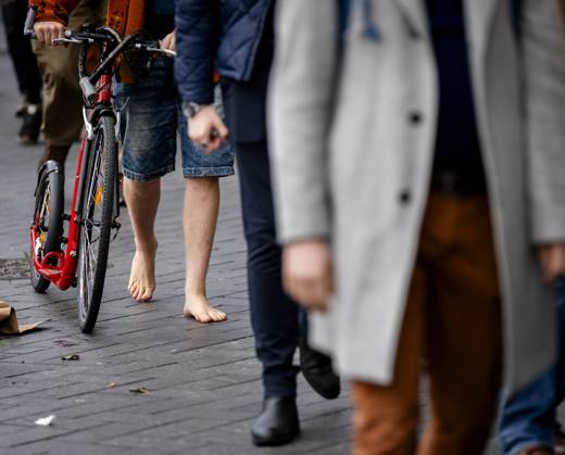 AMSTERDAM - Participants in the Men s March are campaigning for safety for all women. During the demonstration, men are called upon to ensure a culture in which everyone is safe. SEM VAN DER WAL ANP netherlands out - belgium out Copyright: xx x572003518x originalFilename: 572003518