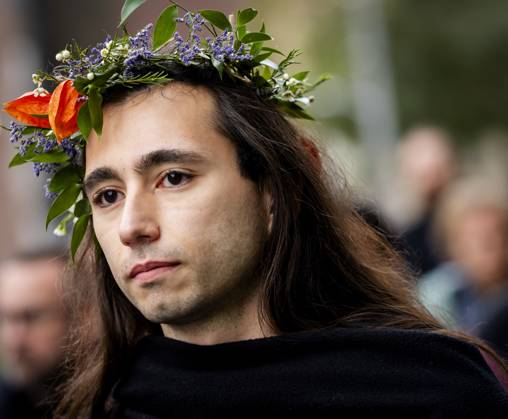 AMSTERDAM - Participants in the Men s March are campaigning for safety for all women. During the demonstration, men are called upon to ensure a culture in which everyone is safe. SEM VAN DER WAL ANP netherlands out - belgium out Copyright: xx x572004274x originalFilename: 572004274