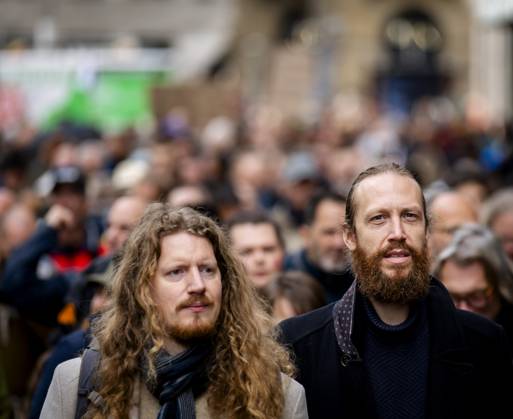AMSTERDAM - Participants in the Men s March are campaigning for safety for all women. During the demonstration, men are called upon to ensure a culture in which everyone is safe. SEM VAN DER WAL ANP netherlands out - belgium out Copyright: xx x572004299x originalFilename: 572004299
