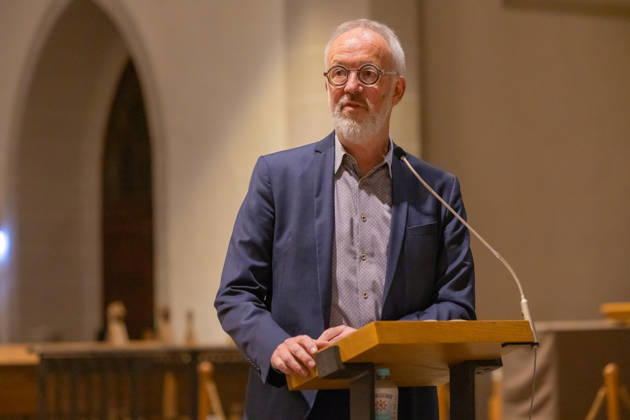 Christian Tiede at the 36th Bautzen Speech at St. Petri Cathedral in Bautzen, October 9, 2026. Under the title What’s Actually Going On in Germany? Who Are We in the East and West? , Copyright: xMatthiasxWehnertx
