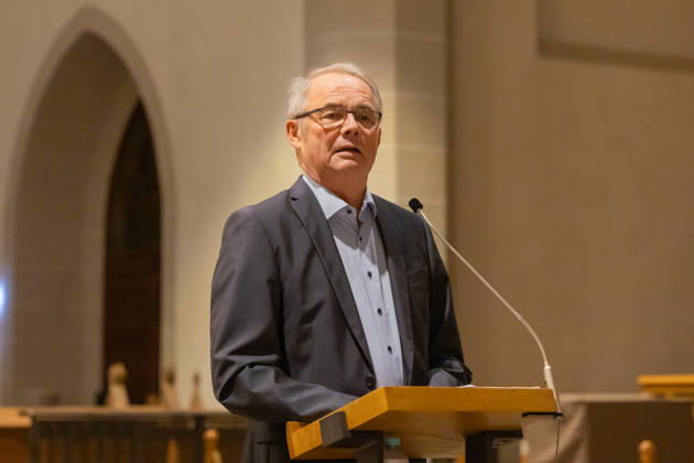 Peter Paul Straube at the 36th Bautzen Speech in St. Petri Cathedral, Bautzen, October 9, 2026. Under the title What’s Actually Going On in Germany? Who Are We in the East and Wes Copyright: xMatthiasxWehnertx