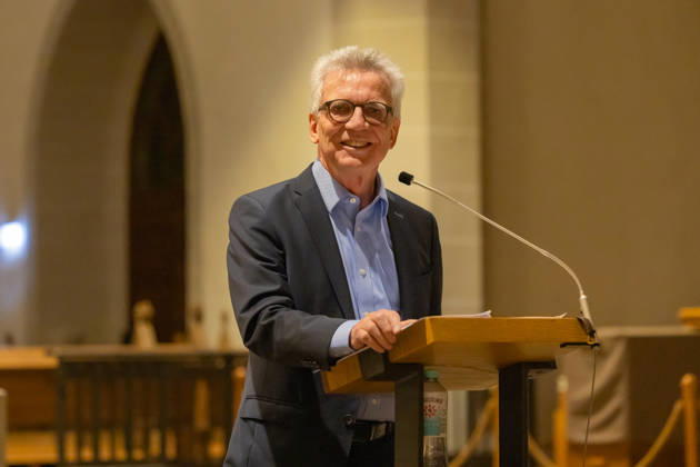 Former Federal Minister of the Interior and Defense Thomas de Maizière (CDU) will deliver the 36th Bautzen Speech at St. Pet Copyright: xMatthiasxWehnertx