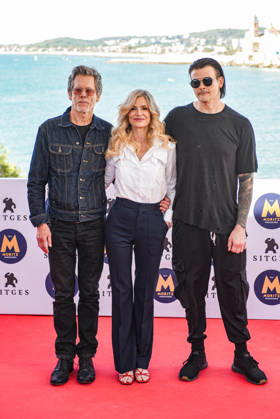 Photocall for the film *Family Movie* at the Sitges Film Festival I D Actors Kevin Bacon, Kyra Sedgwick, and Travis Bacon during the photocall for the film *Family Movie* at the Sitges Film Festival on October 10, 2026, in Sitges, Barcelona, Catalonia, Spain. Kevin Bacon, Kyra Sedgwick, and their son Travis Bacon visit the Sitges Film Festival to present Family Movie, a horror comedy that the couple directed and starred in alongside their children, Sosie and Travis. October 10, 2026, Sitges, Barcelona, Catalonia, Sitges, Barcelona, Catalonia, Spain Copyright: xAlbertoxParedesx 7834598