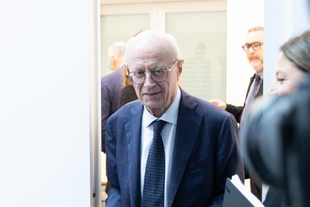 IPA89497227 - Bruno Tabacci during the National Assembly of the new political party Più Uno, held at the Salone delle Colonne in Rome Copyright: xMatteoxNardonex xMatteoxNardonex IPA89497227