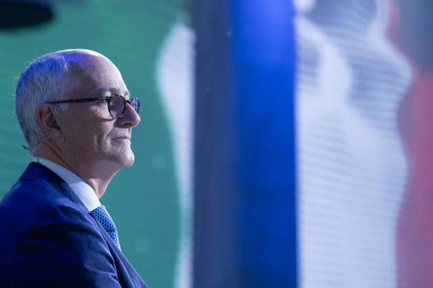 IPA89497307 - Franco Gabrielli during the National Assembly of the new political party PiÃ¹ Uno, held at the Salone delle Colonne in Rome  Copyright: xMatteoxNardonex xMatteoxNardonex IPA89497307