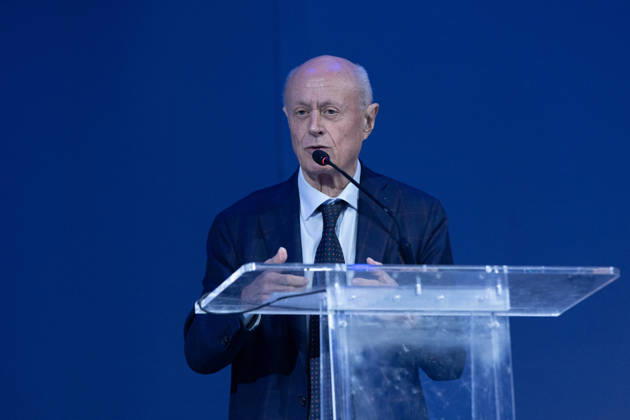 IPA89497328 - Bruno Tabacci during the National Assembly of the new political party Più Uno, held at the Salone delle Colonne in Rome Copyright: xMatteoxNardonex xMatteoxNardonex IPA89497328