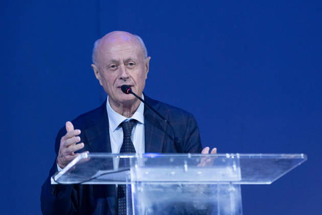 IPA89497331 - Bruno Tabacci during the National Assembly of the new political party Più Uno, held at the Salone delle Colonne in Rome Copyright: xMatteoxNardonex xMatteoxNardonex IPA89497331
