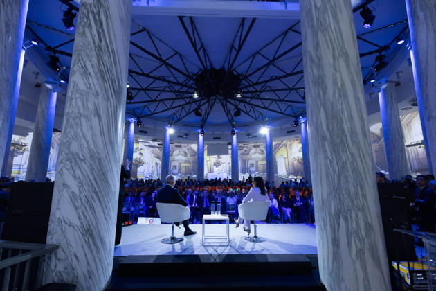 IPA89497252 - National Assembly of the new political party PiÃ¹ Uno, held at the Salone delle Colonne in Rome  Copyright: xMatteoxNardonex xMatteoxNardonex IPA89497252
