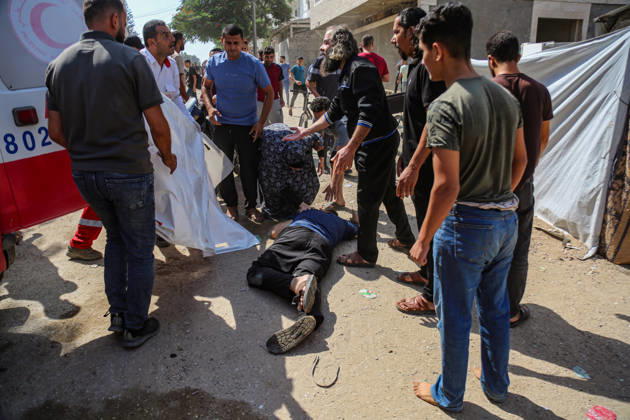 October 10, 2026, Palestine: Four martyrs were killed after being targeted by a missile from Israeli surveillance aircraft west of Gaza City. Palestine  - ZUMAe144 20261010_zip_e144_002 Copyright: xMohammadxAbuxElsebahx