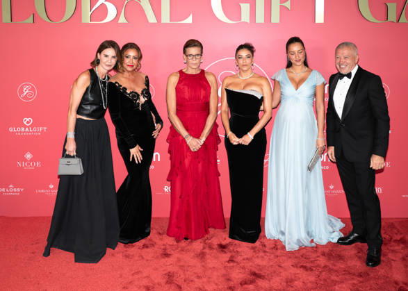 Photocall from the 2nd Global Gift Gala in Monaco: Guest, Mara Bravo, Princess Stephanie of Monaco, Eva Longoria, Alexandra Leclerc, and a guest attend the 2nd Monaco Global Gift Gala photocall at the Hotel de Paris on October 9, 2026, in Monaco, Monaco. Photo by Laurent Coust. Starface 460363 2026 10 09 Monaco Monaco Copyright: xLaurentxCoustx xStarfacex STAR_460363_004