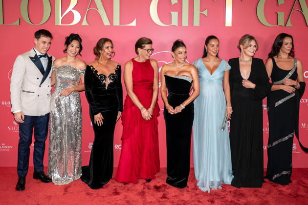 Photocall from the 2nd Global Gift Gala in Monaco: Louis Ducruet, Marie Ducruet, Maria Bravo, Princess Stéphanie of Monaco, Eva Longoria, Alexandra Leclerc, Camille Gottlieb, and Pauline Ducruet attend the 2nd Monaco Global Gift Gala photocall at the Hotel de Paris on October 9, 2026, in Monaco, Monaco. Photo by Laurent Coust. Starface 460363 2026 10 09 Monaco Monaco Copyright: xLaurentxCoustx xStarfacex STAR_460363_006